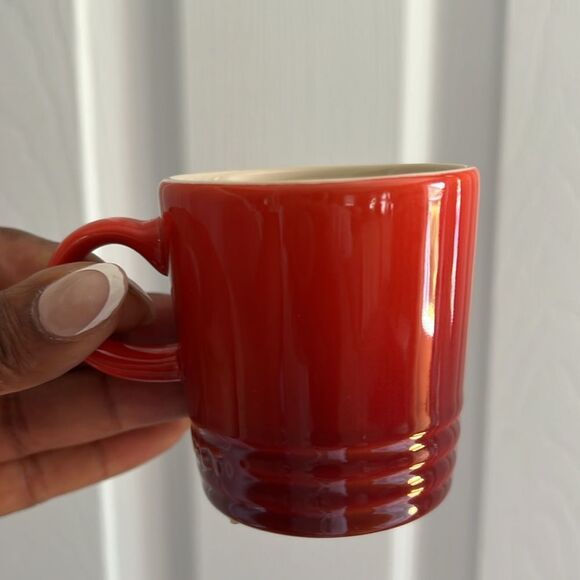 Le Creuset Cerise Espresso Mug Set of 4 - Picture 6 of 13
